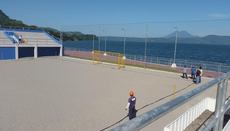 Estadio de fútbol playa de Pocitos