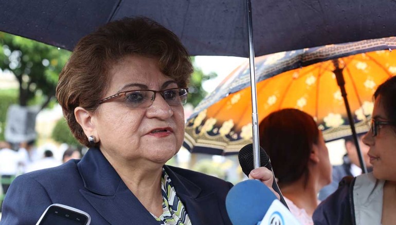 Ministra de Salud, Violeta Menjívar. Foto D1: Nelson Dueñas - Violeta-Menjivar-770x438