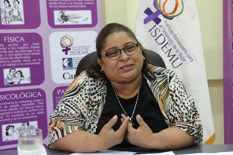 Yanira Argueta, directora ejecutiva de ISDEMU. Foto D1, cortesía.