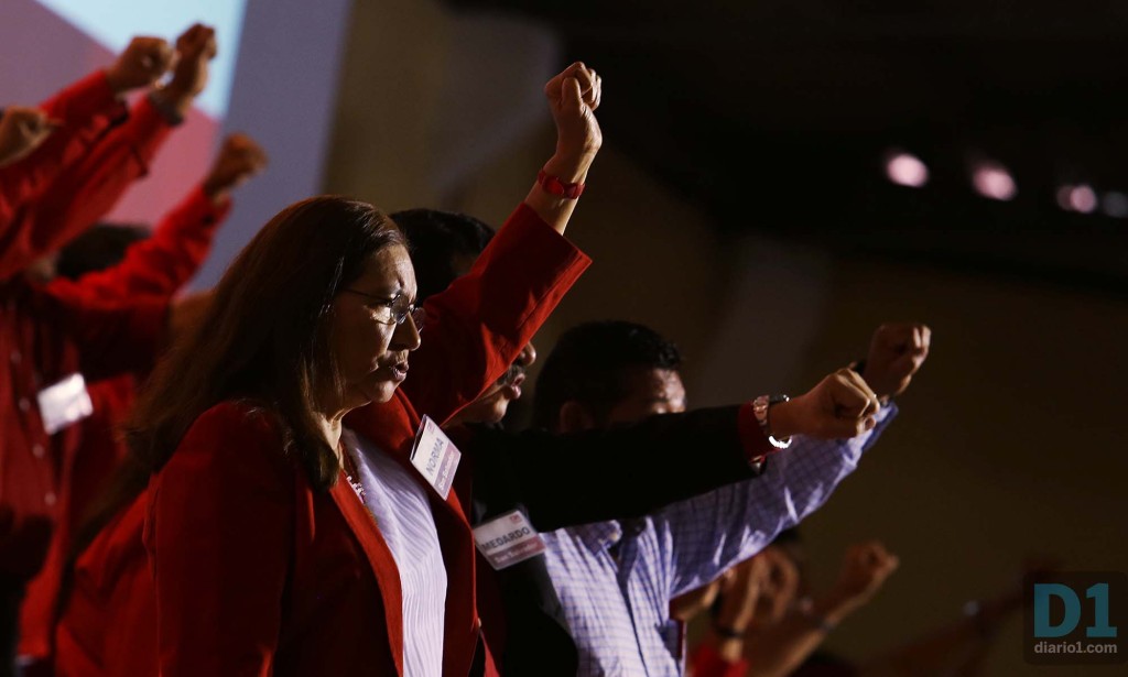 Norma Guevara, diputada del FMLN y miembro de la Comisión Política del FMLN. Foto D1: Nelson Dueñas.