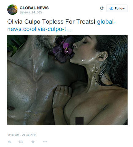 Una sensual Olivia Culpo se dejó ver en la revista "TREATS!". 