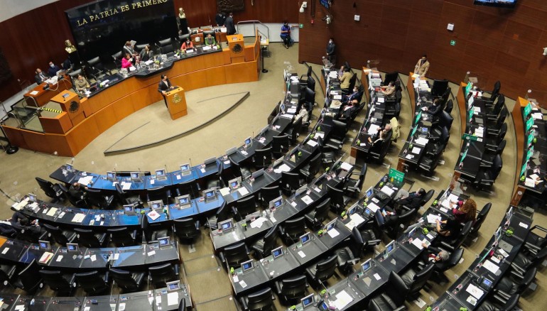 Vista Del Pleno De La C Mara De Senadores En Una Fotograf A De Archivo