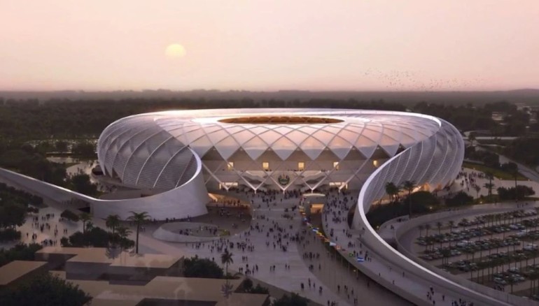 Imagen del Nuevo Estadio Nacional. /Fotos redes