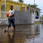 Fotografía de archivo de una calle inundada tras el paso del huracán Fiona, en Loíza (Puerto Rico) /EFE/ Thais Llorca.