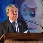 Fotografía de archivo del secretario general de la ONU, António Guterres. EFE/JALAL MORCHIDI.