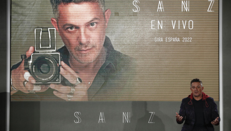 Imagen de archivo del cantante Alejandro Sanz. EFE/Sergio Pérez
