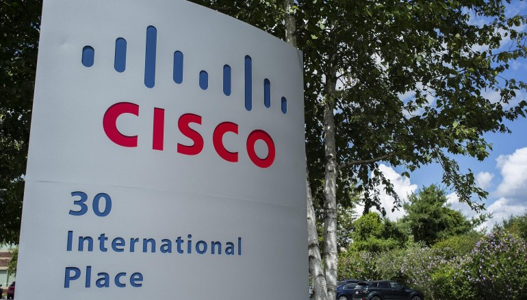Vista del logotipo de la empresa Cisco Systems, en una fotografía de archivo. EFE/Cj Gunther
