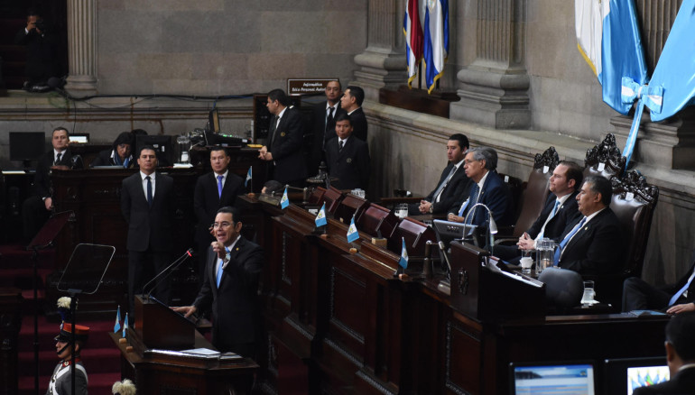 Una sesión en el Congreso de Guatemala, en una fotografía de archivo /EFE/Edwin Bercián.