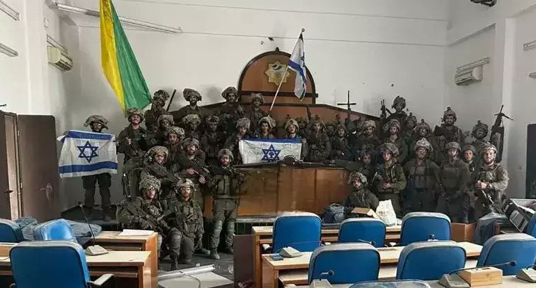 toma de parlamento Hamas por Israel