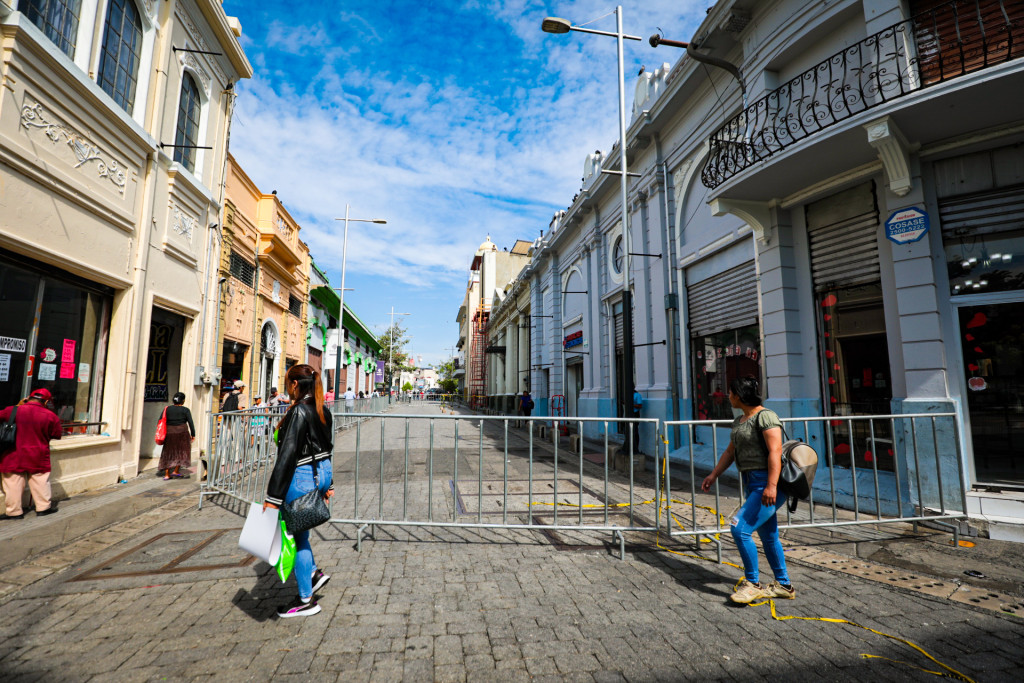 Varias calles del centro histórico han sido cerradas por el evento Foto: D1/Gabriel Aquino 